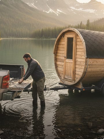 We deliver sauna